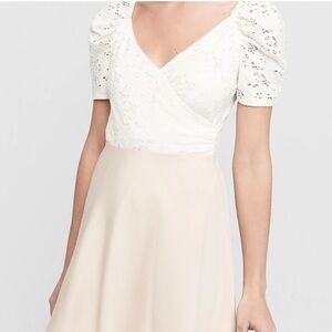 Express white lace bodysuit S NWT